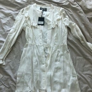 Reformation Maia Dress Cream Size 10